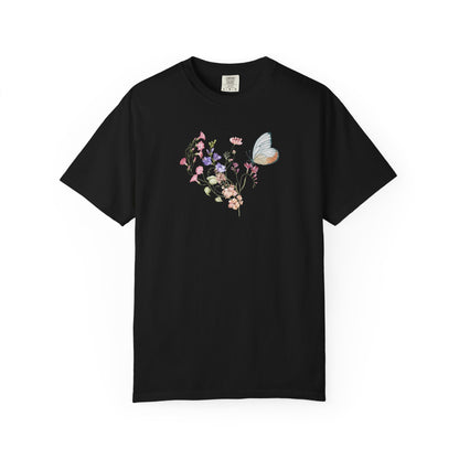 Wildflowers Cotton T-Shirt (Style 2) - ships from Australia