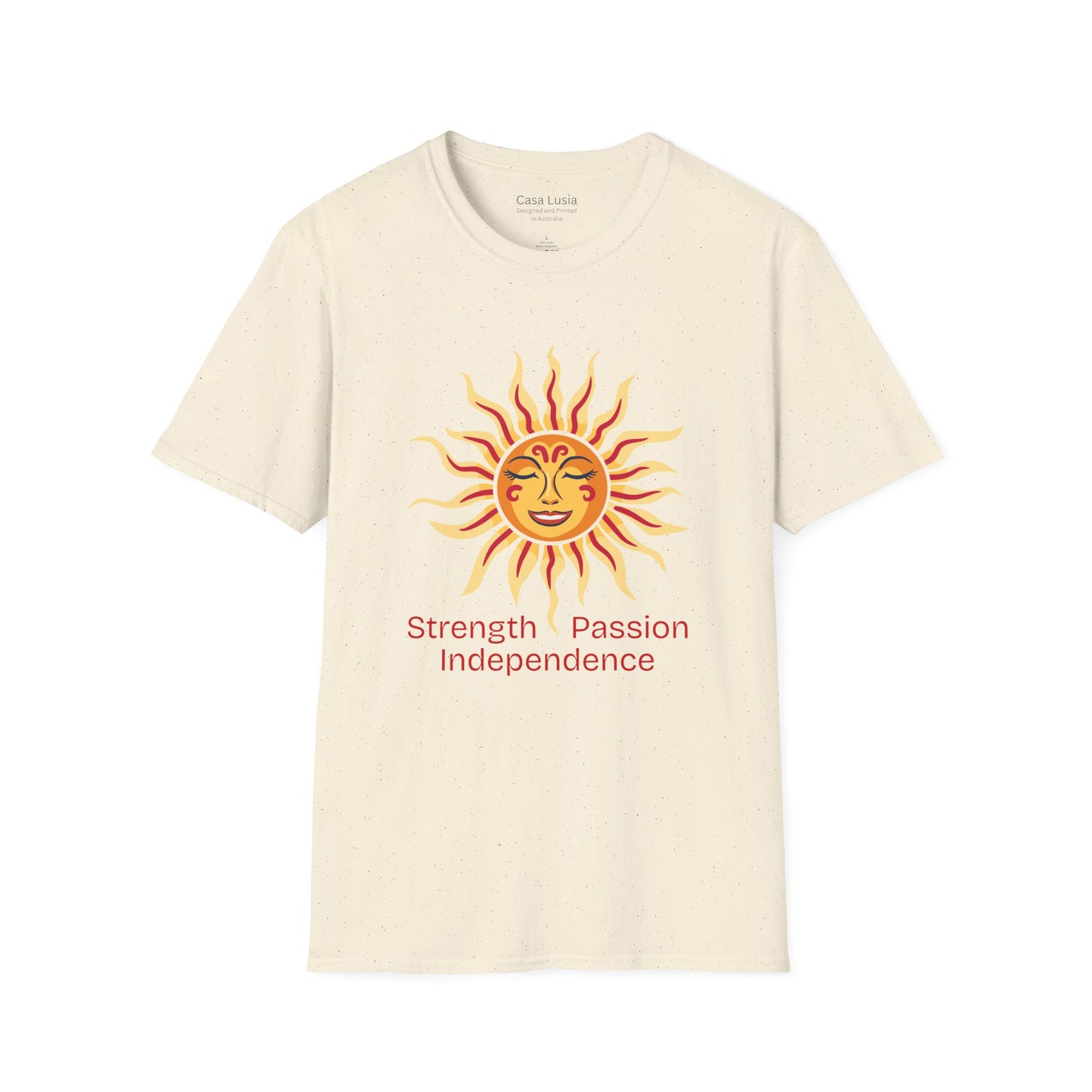 Retro Sun Light-Weight Cotton T-Shirt ships from Australia