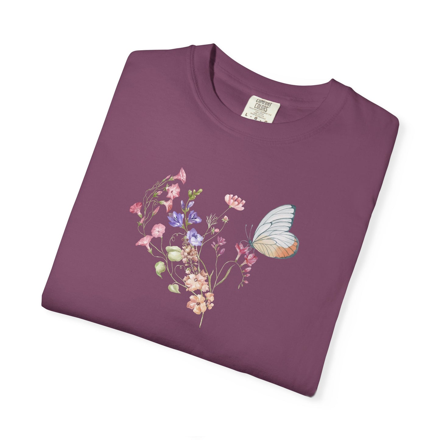 Wildflowers Cotton T-Shirt (Style 2) - ships from Australia