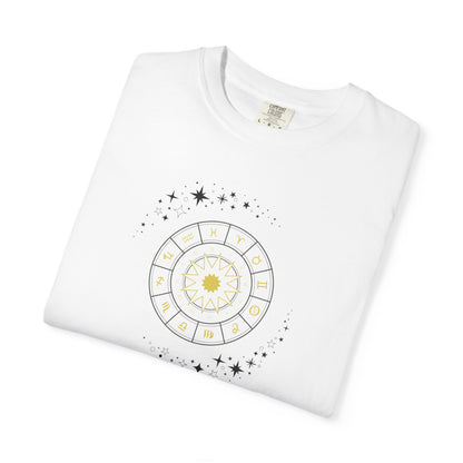 Celestial Zodiac Wheel T-Shirt — Ships from Australia