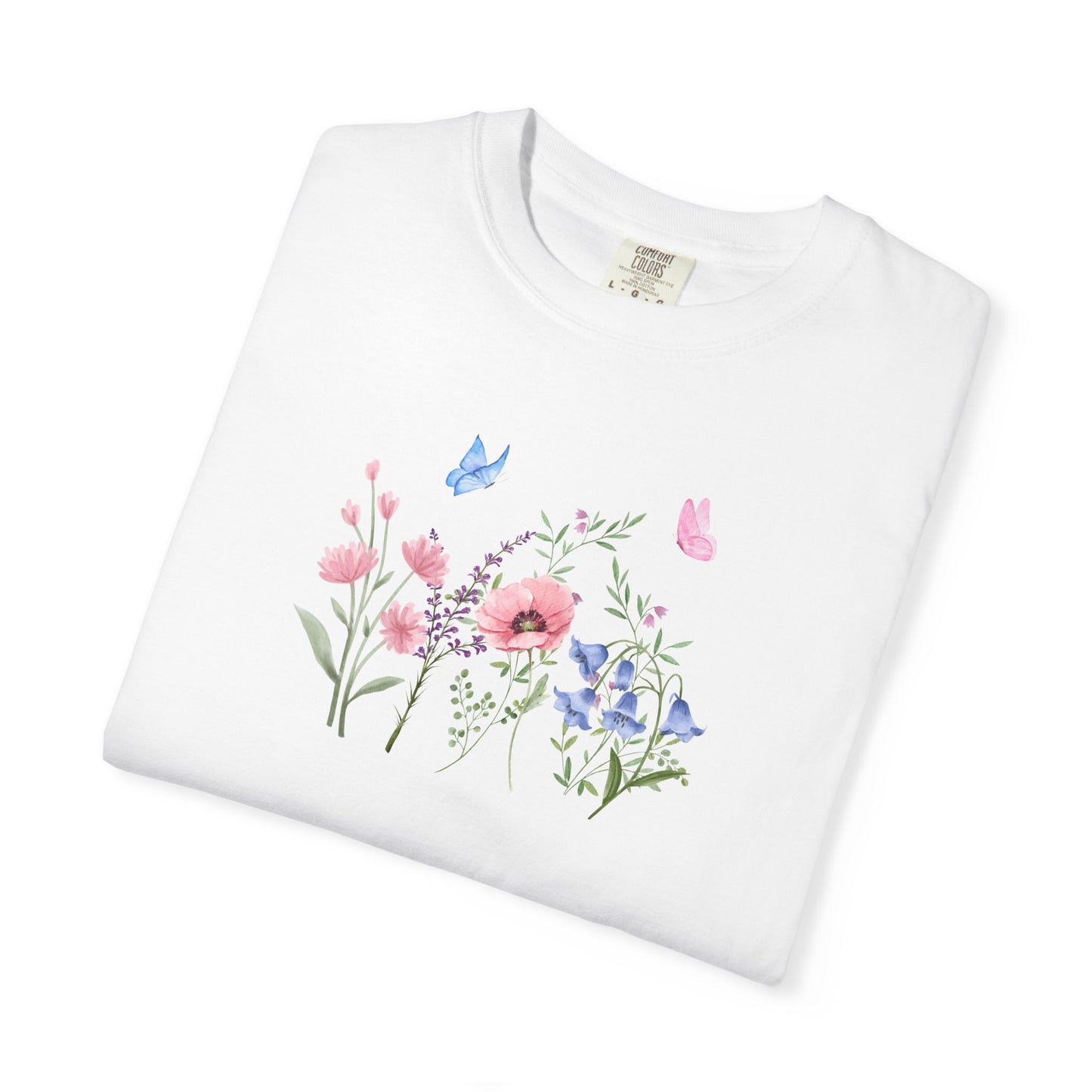 Butterflies and Flowers t-shirt - Ships from Australia
