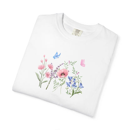 Butterflies and Flowers t-shirt - Ships from Australia