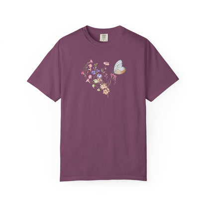 Wildflowers Cotton T-Shirt (Style 2) - ships from Australia