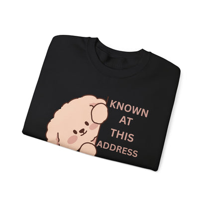 "Known At This Address" Dog Sweatshirt  - Ships from Australia