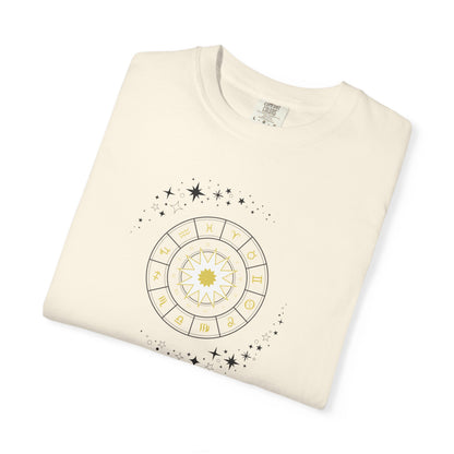 Celestial Zodiac Wheel T-Shirt — Ships from Australia