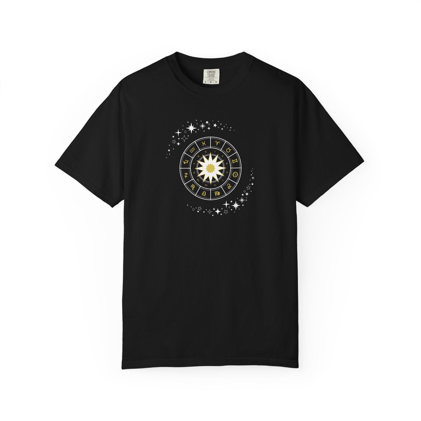 Celestial Zodiac Wheel T-Shirt — Ships from Australia