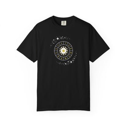 Celestial Zodiac Wheel T-Shirt — Ships from Australia