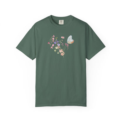 Wildflowers Cotton T-Shirt (Style 2) - ships from Australia