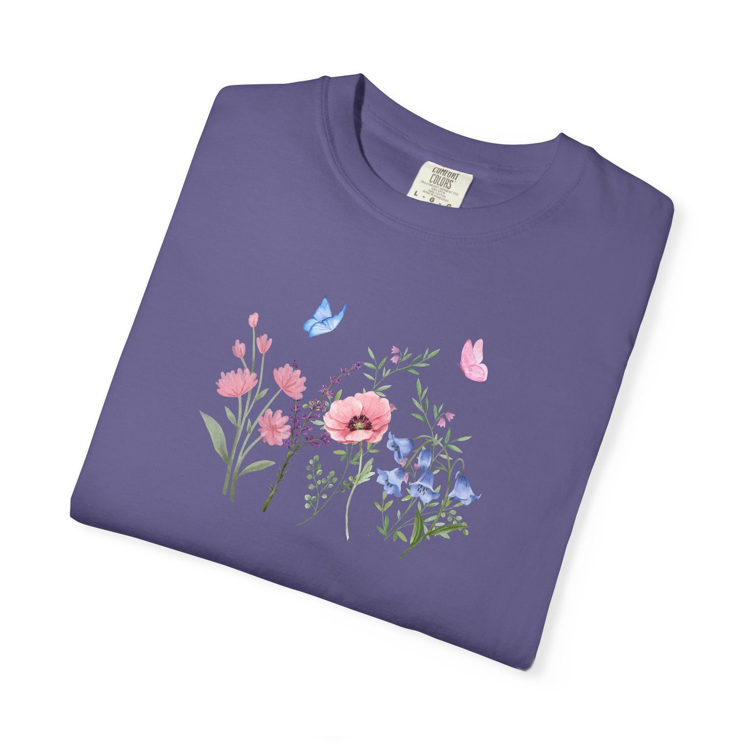 Butterflies and Flowers t-shirt - Ships from Australia