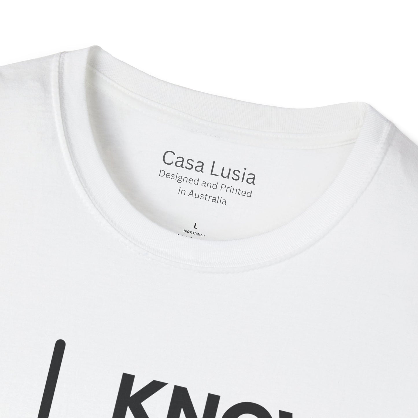 "Known At This Address" Cotton Cat T-Shirt - Ships from Australia