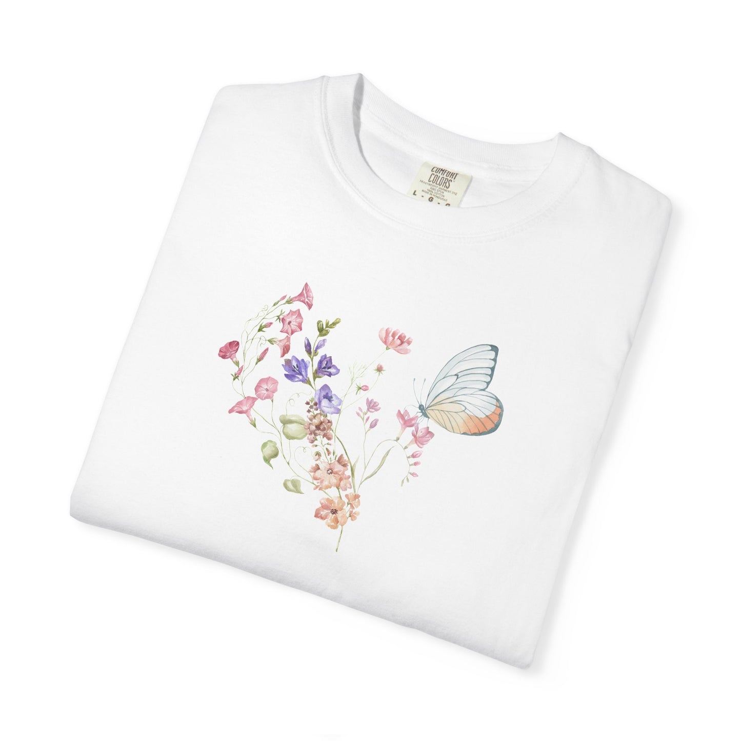 Wildflowers Cotton T-Shirt (Style 2) - ships from Australia