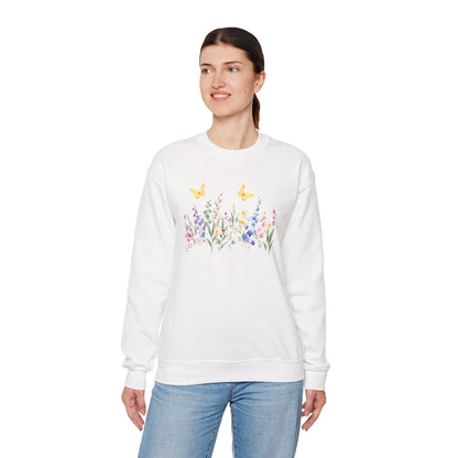 Botanical Wildflowers sweatshirt - Ships from Australia