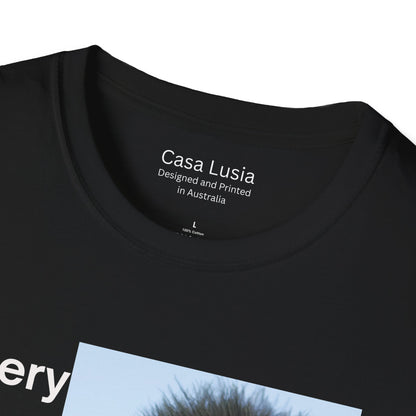 "Everything Is Fine!" Cotton T-Shirt (Emu Style 1) ships from Australia