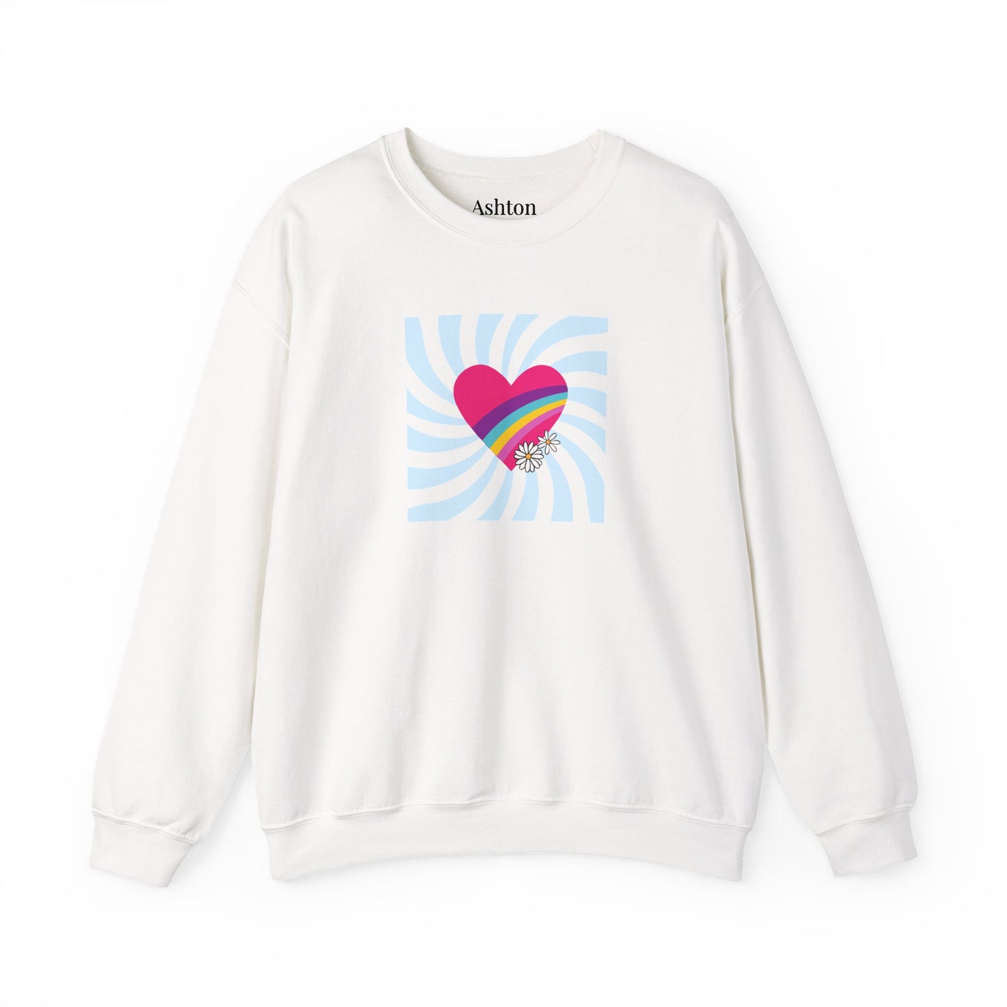 Retro Heart sweatshirt (Style 1) - Ships from Australia