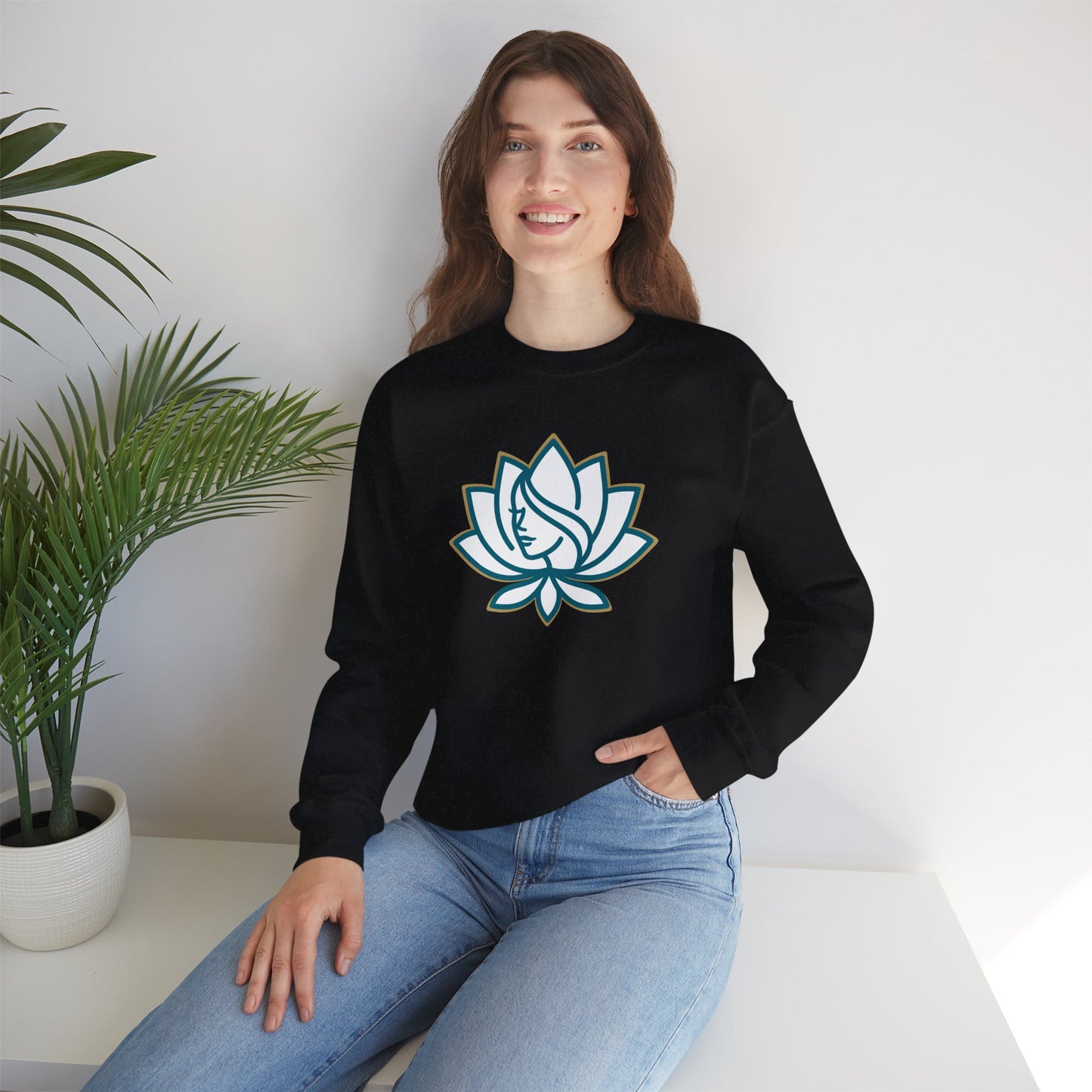 Lotus Lady Sweatshirt - Ships from Australia