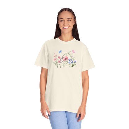 Butterflies and Flowers t-shirt - Ships from Australia