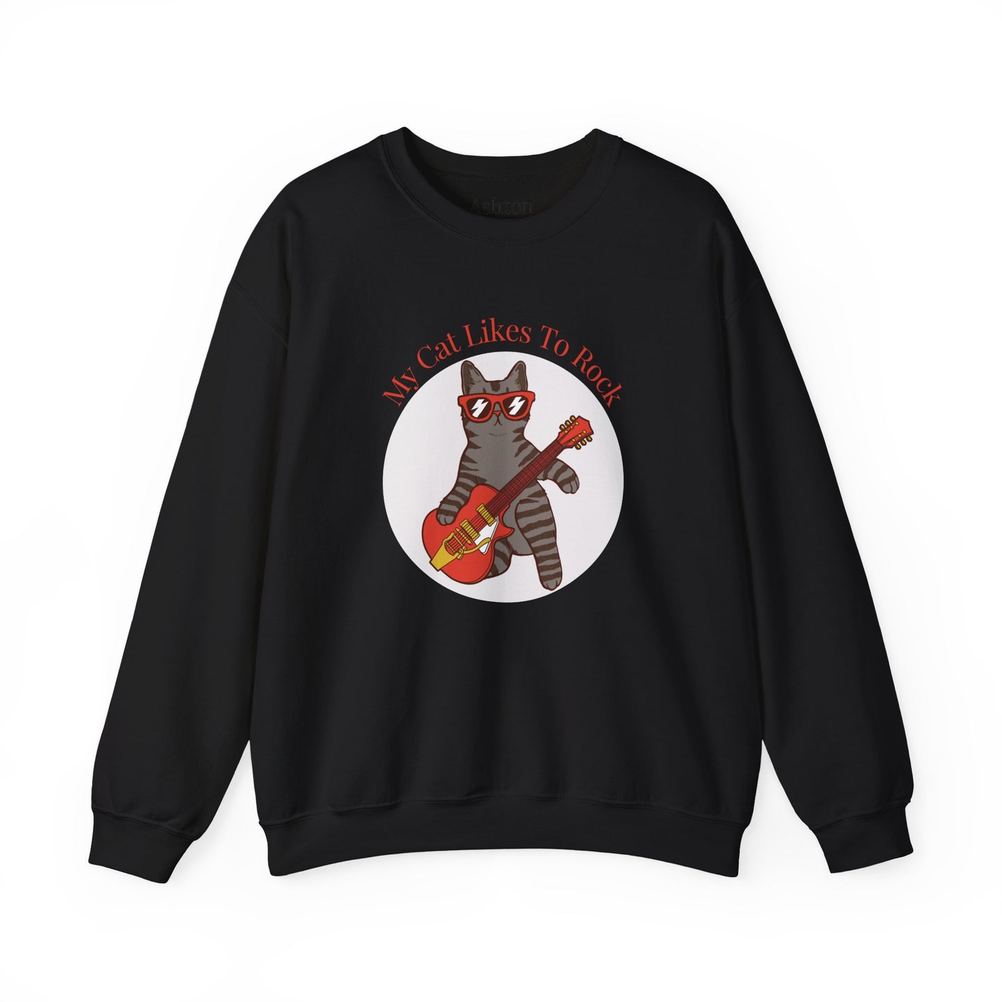 "My Cat Likes To Rock" Sweatshirt - Ships from Australia