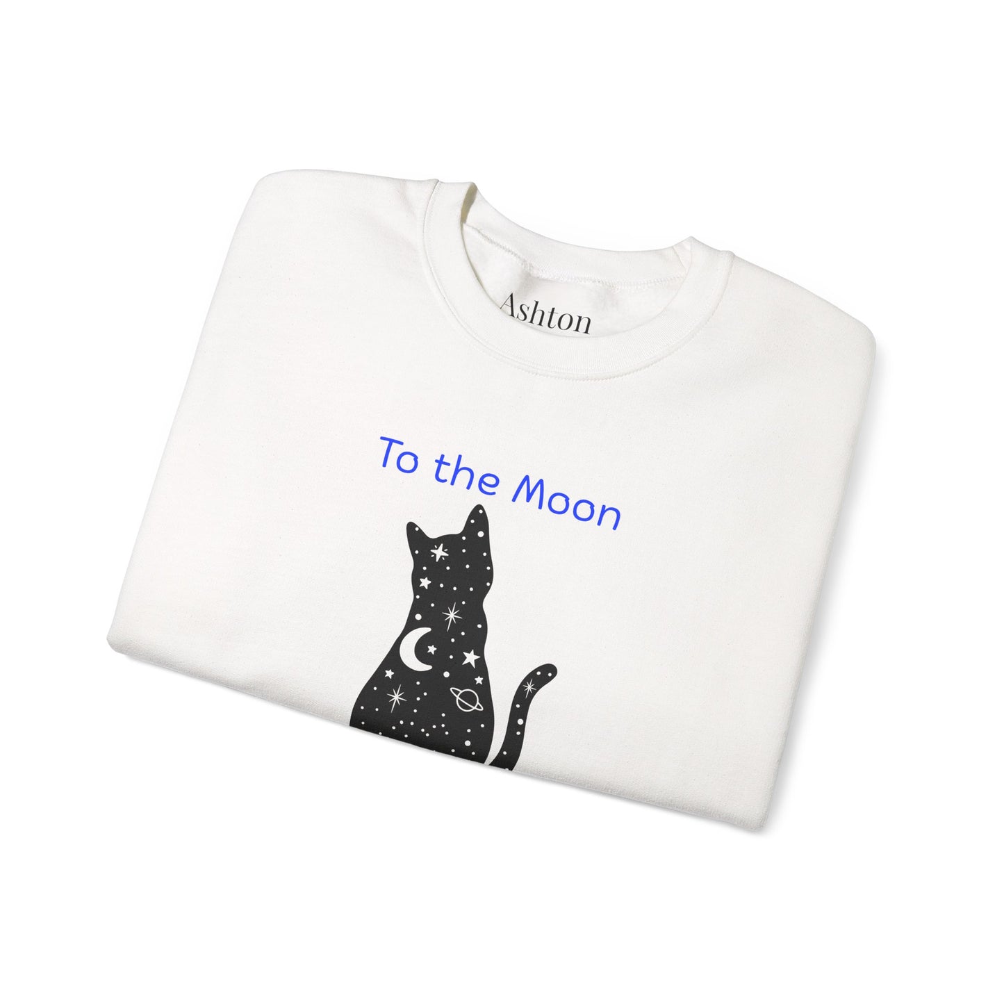 "To the Moon and Back" Cat Sweatshirt - Ships from Australia
