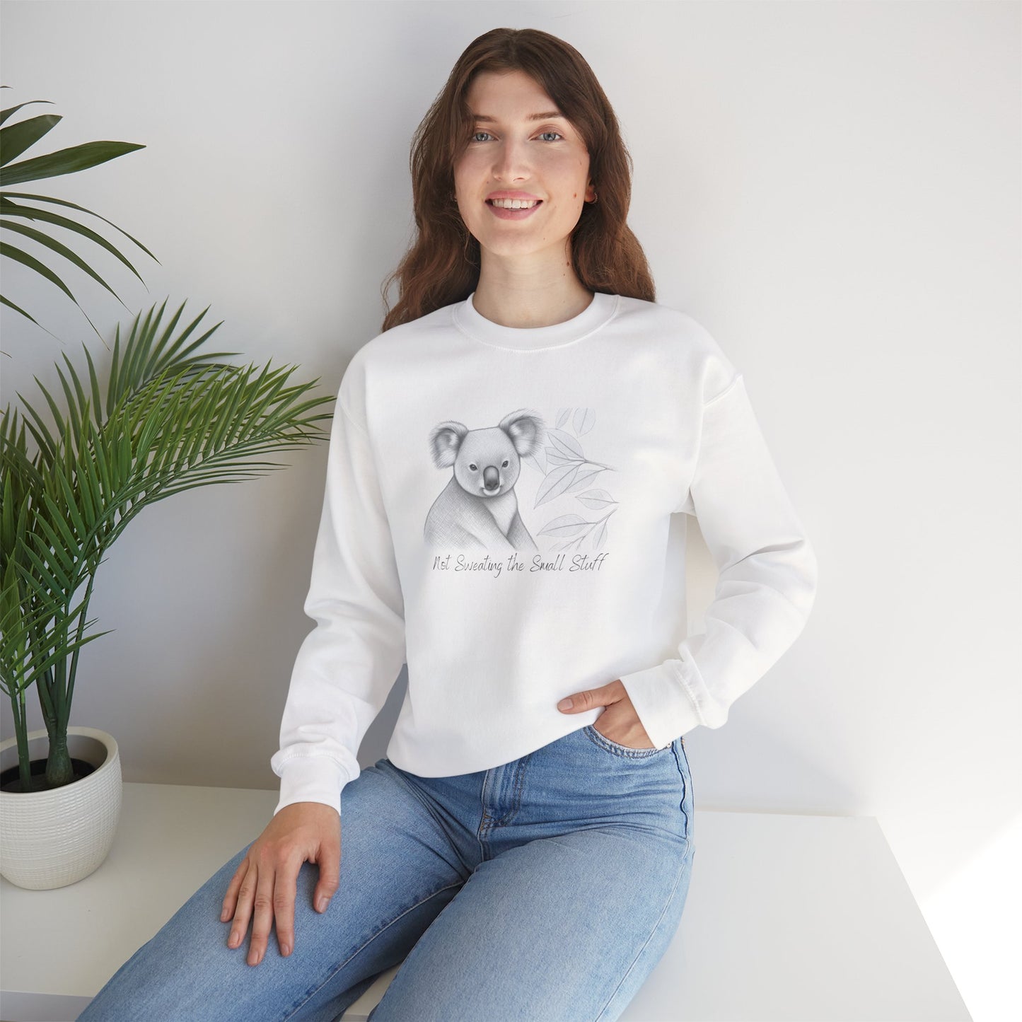 "Not Sweating the Small Stuff" Koala Sweatshirt - Ships from Australia