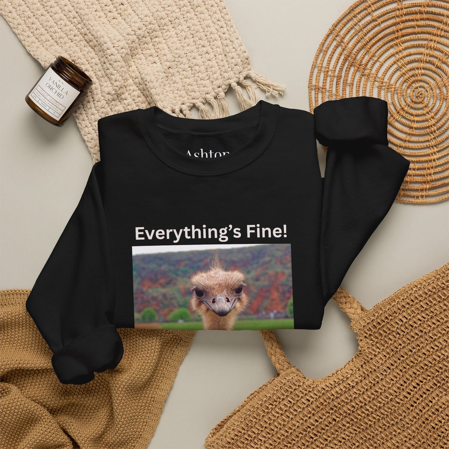 "Everything's Fine!" (Style 2) Sweatshirt - Ships from Australia