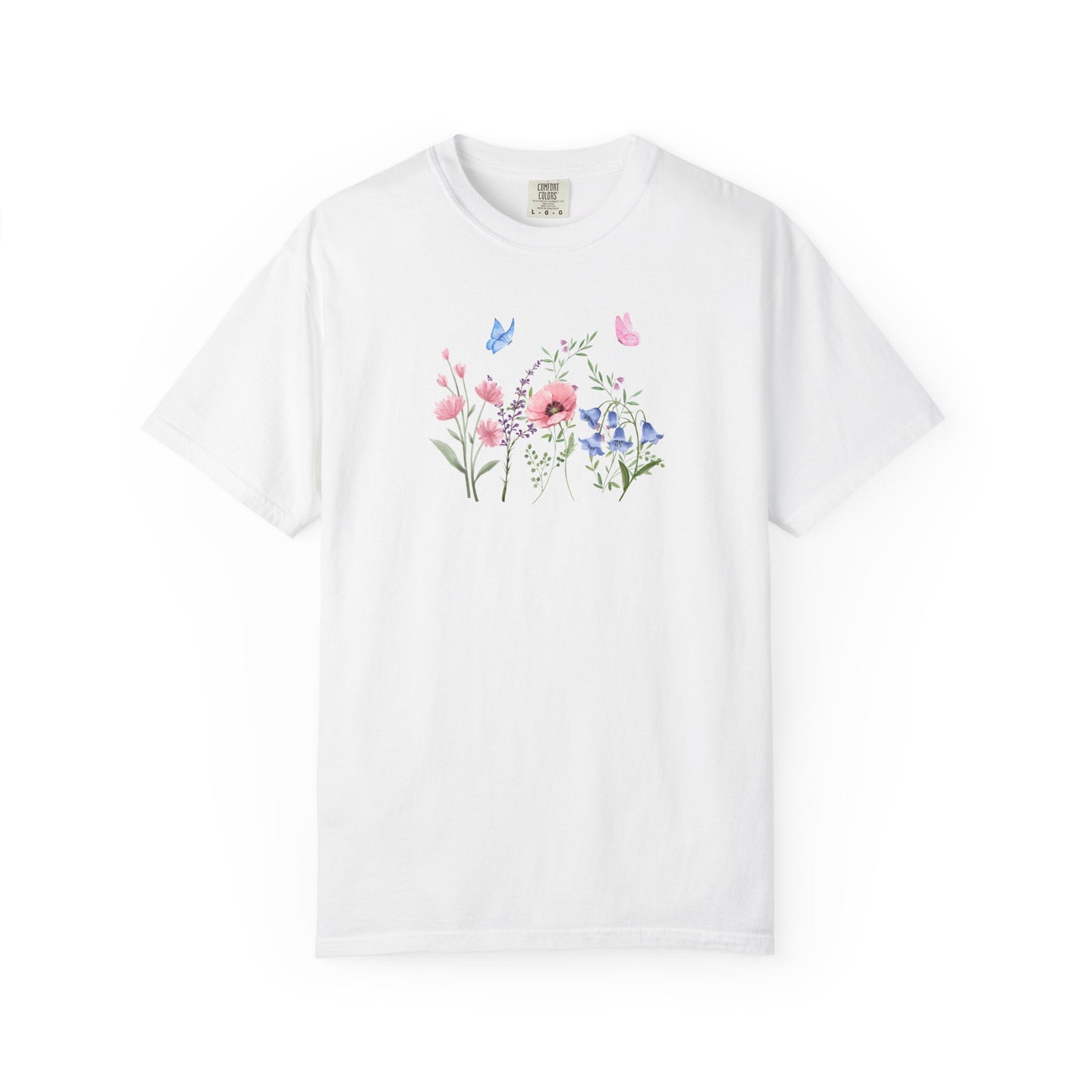Butterflies and Flowers t-shirt - Ships from Australia