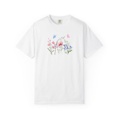 Butterflies and Flowers t-shirt - Ships from Australia