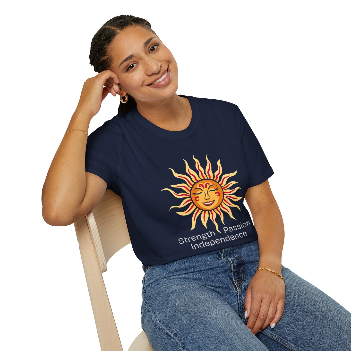 Retro Sun Light-Weight Cotton T-Shirt ships from Australia