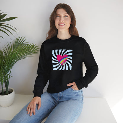 Retro Heart sweatshirt (Style 1) - Ships from Australia