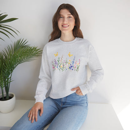 Botanical Wildflowers sweatshirt - Ships from Australia