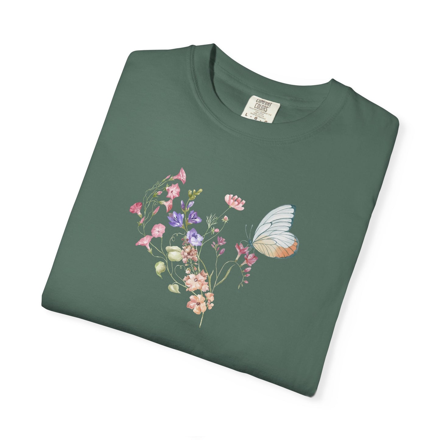 Wildflowers Cotton T-Shirt (Style 2) - ships from Australia