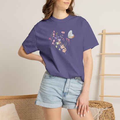 Wildflowers Cotton T-Shirt (Style 2) - ships from Australia