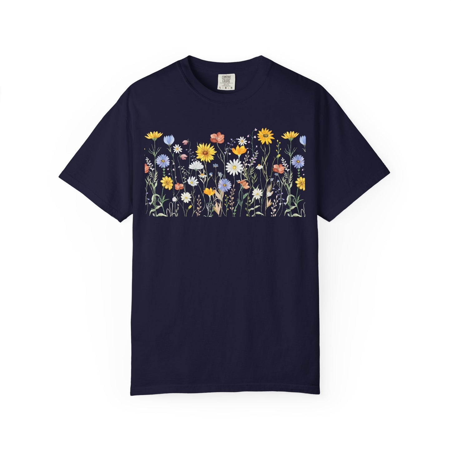 Wildflower Meadow Cotton T-Shirt - Ships from Australia