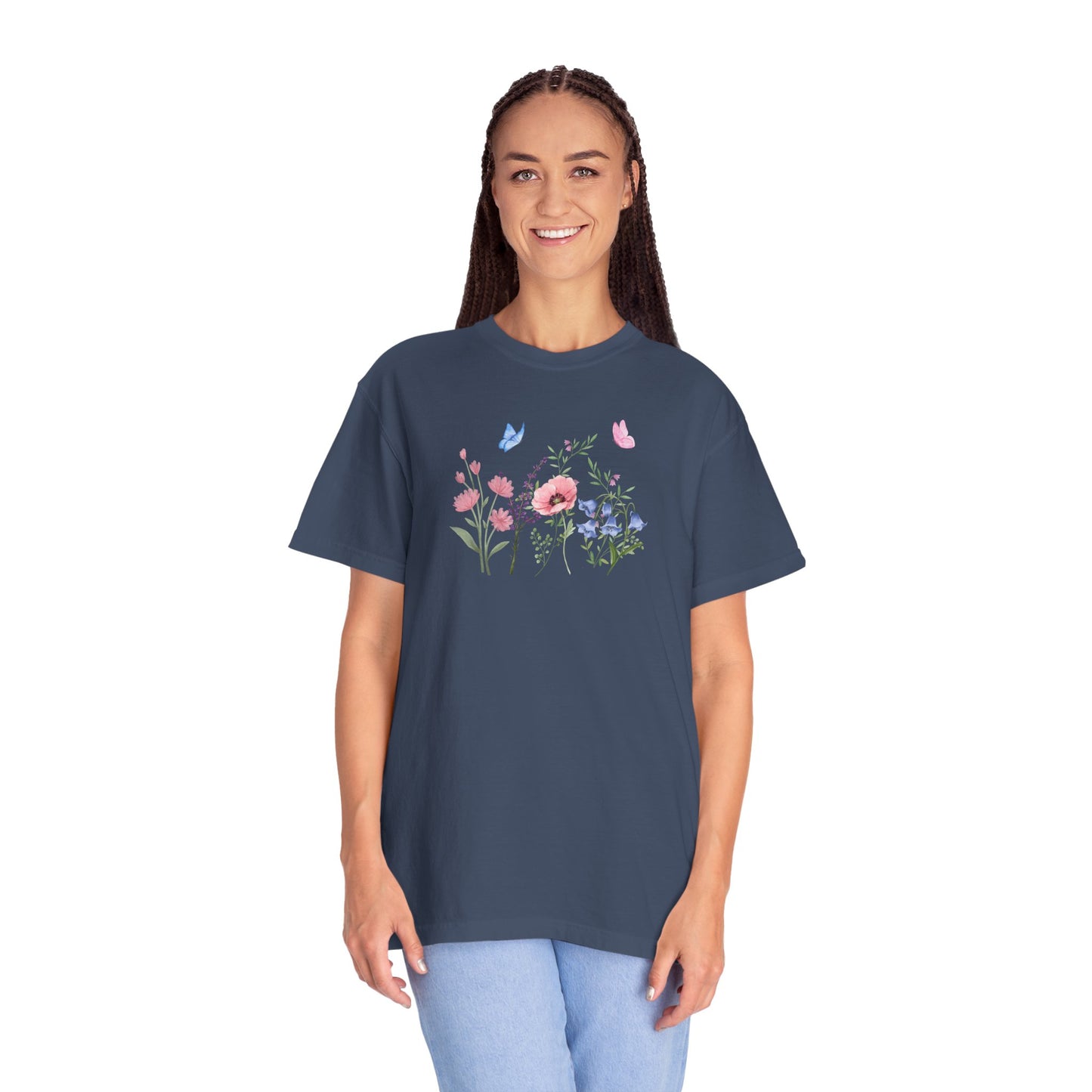 Butterflies and Flowers t-shirt - Ships from Australia