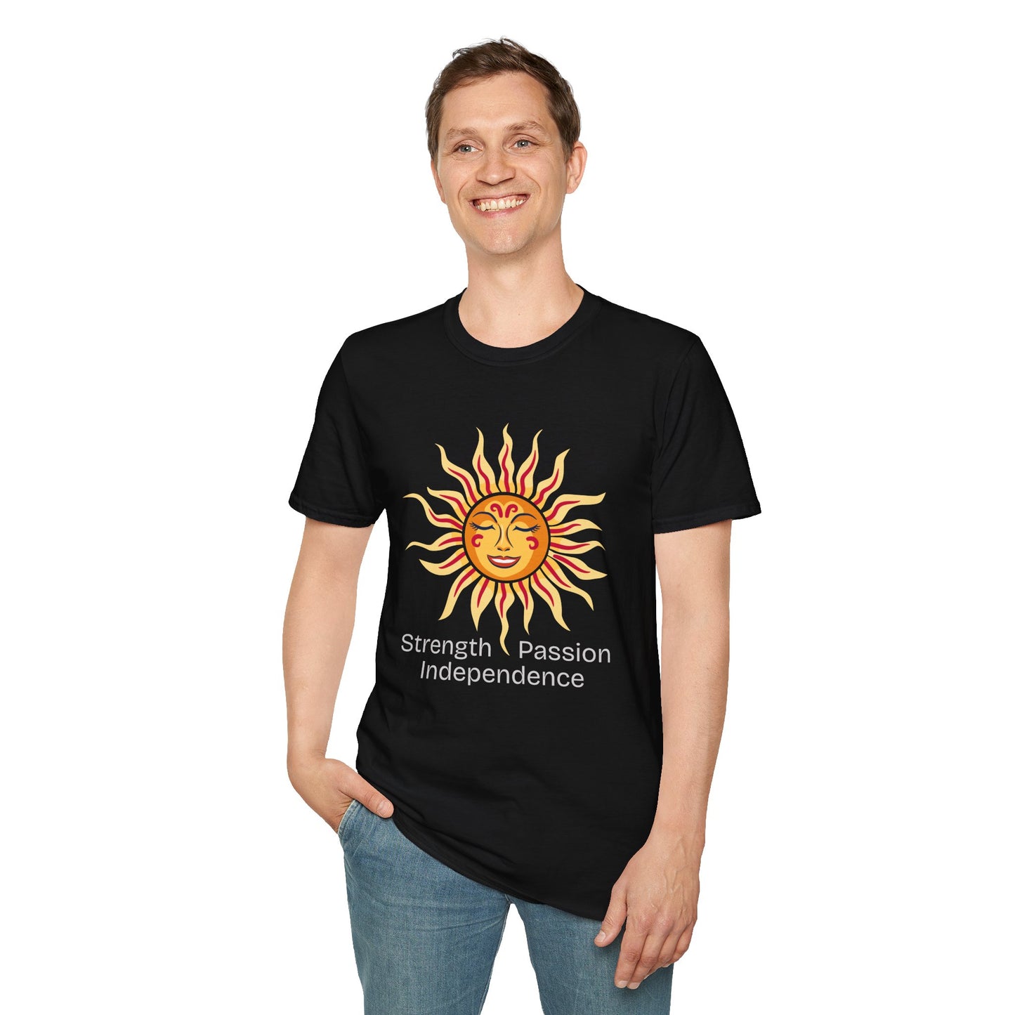 Retro Sun Light-Weight Cotton T-Shirt ships from Australia