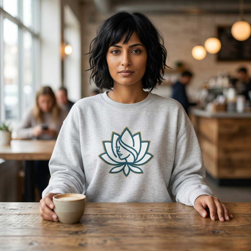 Lotus Lady Sweatshirt - Ships from Australia